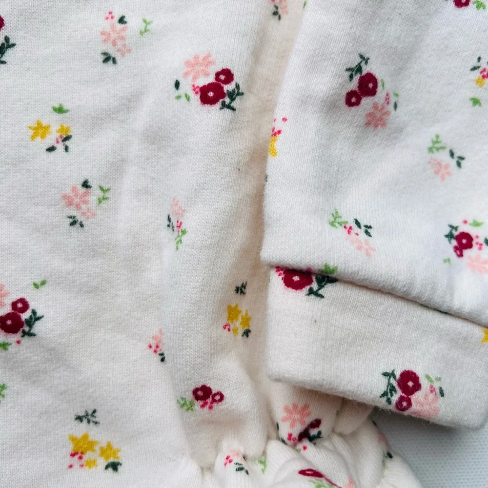 Zara Baby “Happy & Soft “ Floral Sweatshirt